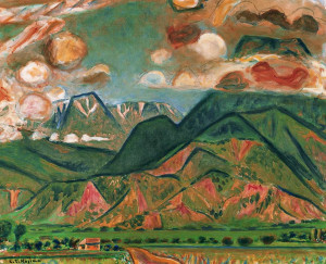 Road to the Japanese Alps 1951 73.0x91.0cm